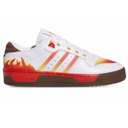 Кроссы adidas Rivalry Low Demon Slayer Rengoku - мужская сетка размеров