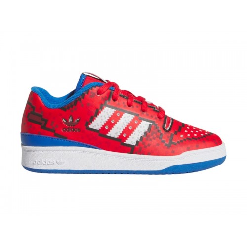 Кроссы adidas Forum Low CL Scarlet Preloved Scarlet Team Victory Red (PS) - детская сетка размеров