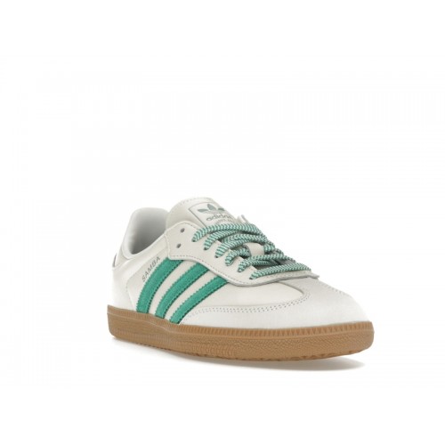 Кроссы adidas Samba Off White Court Green (W) - женская сетка размеров