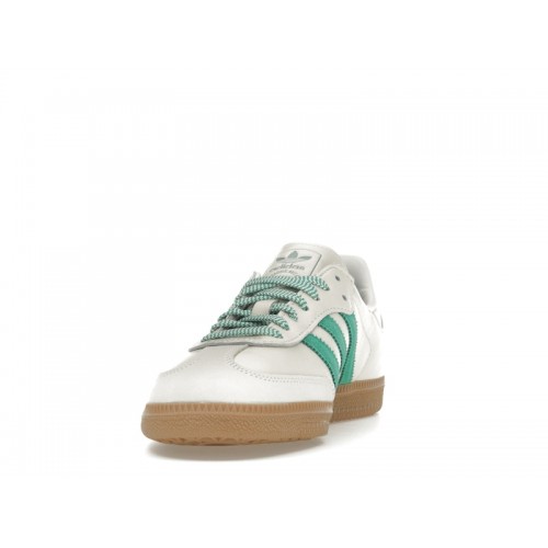 Кроссы adidas Samba Off White Court Green (W) - женская сетка размеров