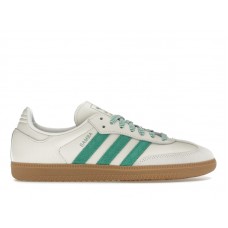 Женские кроссовки adidas Samba Off White Court Green (W)