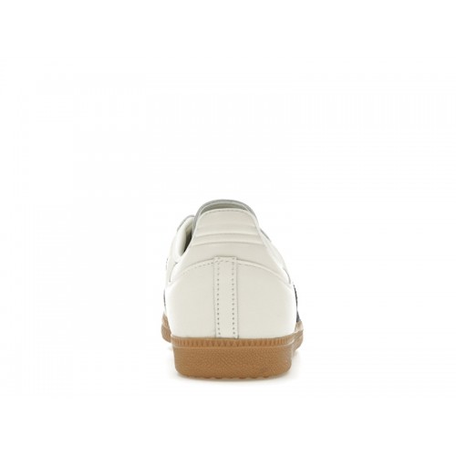 Кроссы adidas Samba Off White Dark Blue (W) - женская сетка размеров