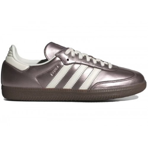 Кроссы adidas Samba OG Metallic Purple (W) - женская сетка размеров