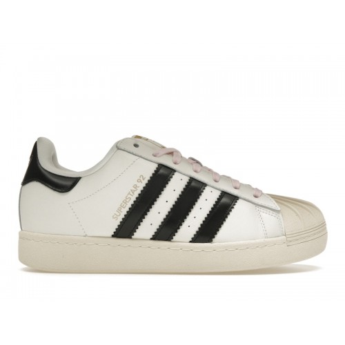 Кроссы adidas Superstar 92 by Pharrell White Black - мужская сетка размеров