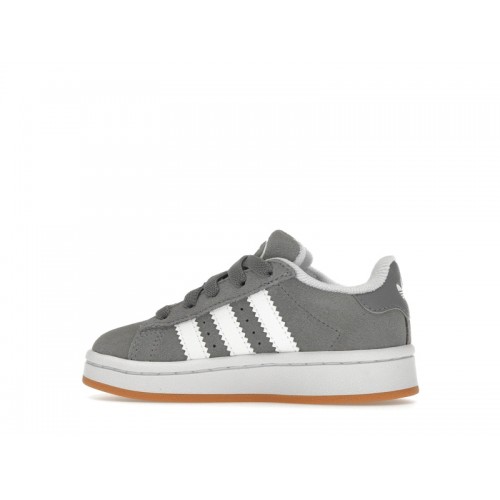 adidas Campus 00s Comfort Closure Grey Cloud White Gum (TD) - детская сетка размеров