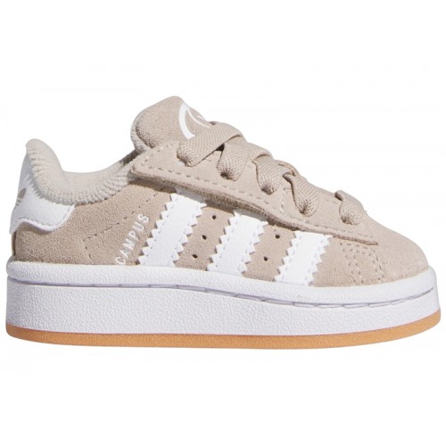 adidas Campus 00s Comfort Closure Camp Wonder Beige Cloud White Gum (TD) - детская сетка размеров