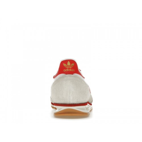 Кроссы adidas SL 72 OG Cloud White Better Scarlet (W) - женская сетка размеров