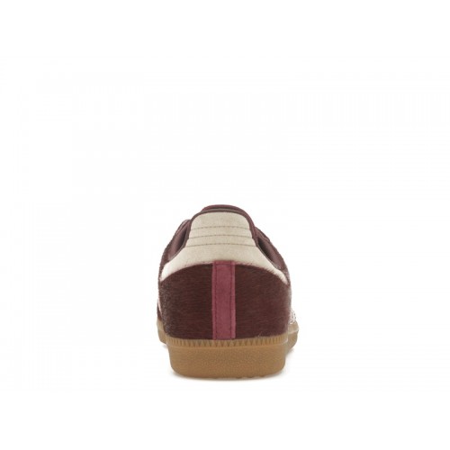 Кроссы adidas Samba OG Maroon Sand Strata Pony (W) - женская сетка размеров