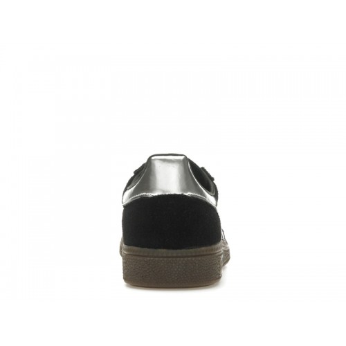 Кроссы adidas Handball Spezial Core Black Silver Metallic - мужская сетка размеров