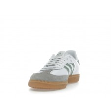 Подростковые adidas Samba OG Cloud White Silver Green (GS)