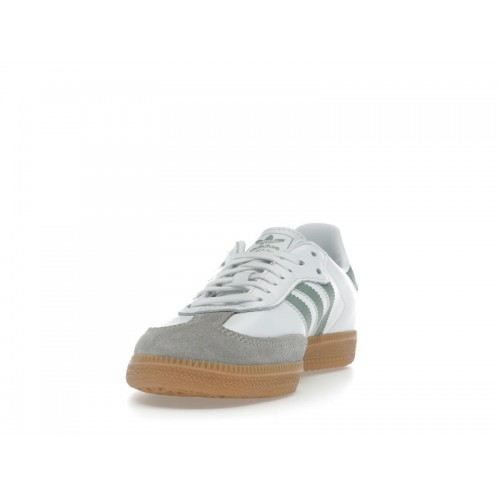 adidas Samba OG Cloud White Silver Green (GS) - подростковая сетка размеров