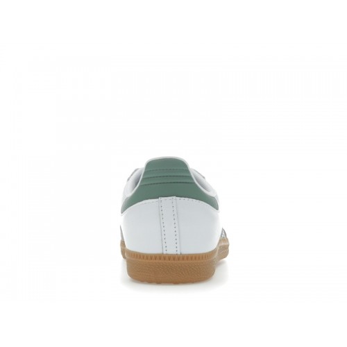 adidas Samba OG Cloud White Silver Green (GS) - подростковая сетка размеров