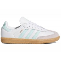 Подростковые кроссовки adidas Samba OG White Semi Flash Aqua (GS)