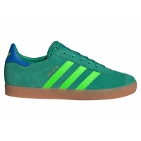 Подростковые adidas Gazelle Semi Court Green Solar Green Blue Bird (GS)