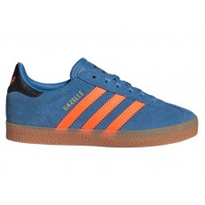 Детские adidas Gazelle Focus Blue Solar Orange Core Black (PS)