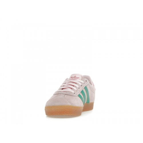 adidas Gazelle Clear Pink Court Green Bliss Pink (PS) - детская сетка размеров