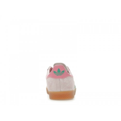 adidas Gazelle Clear Pink Court Green Bliss Pink (PS) - детская сетка размеров