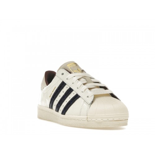 Кроссы adidas Superstar Wales Bonner White Croc - мужская сетка размеров