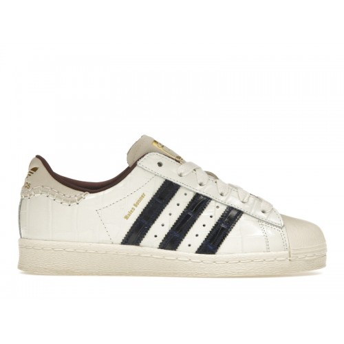 Кроссы adidas Superstar Wales Bonner White Croc - мужская сетка размеров