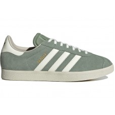 adidas Gazelle Silver Green Off White