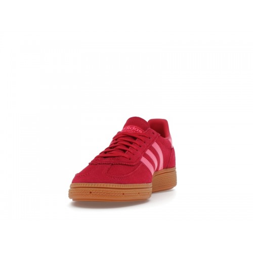 adidas Handball Spezial Ruby Red Lucid Pink Gum (GS) - подростковая сетка размеров