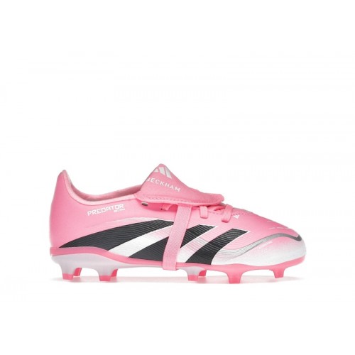 adidas Predator League Fold-Over Tongue FG/MG David Beckham Beam Pink (Kids) - детская сетка размеров