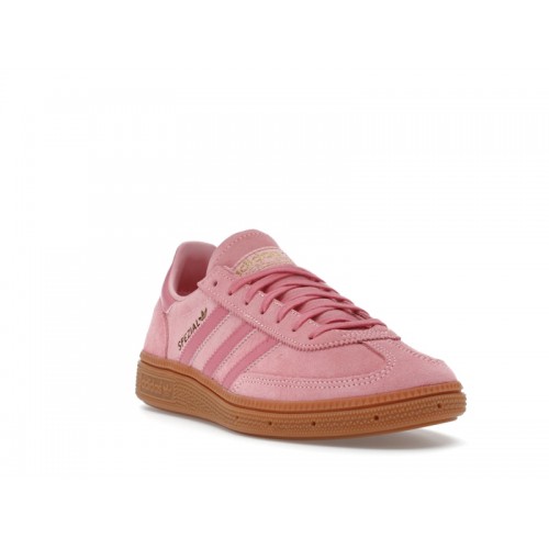 Кроссы adidas Handball Spezial Glow Pink Rose Tone (GS) - подростковая сетка размеров