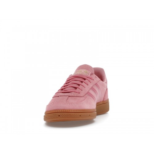 Кроссы adidas Handball Spezial Glow Pink Rose Tone (GS) - подростковая сетка размеров