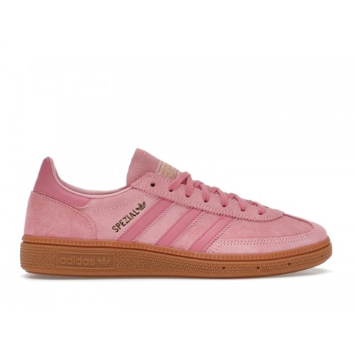 Кроссы adidas Handball Spezial Glow Pink Rose Tone (GS) - подростковая сетка размеров