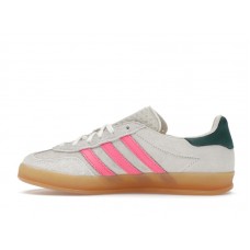 Женские adidas Gazelle Indoor White Off White Lucid Pink (W)