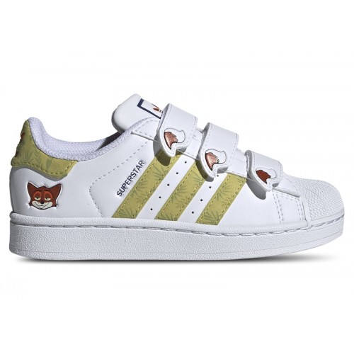Кроссы adidas Superstar CF Zootopia Nick Wilde (PS) - детская сетка размеров