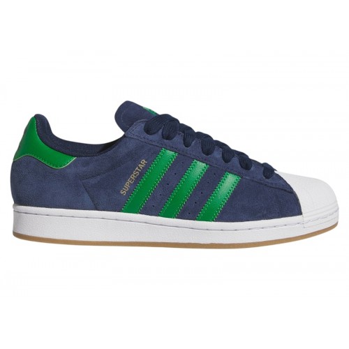 adidas Superstar Collegiate Navy Green - мужская сетка размеров