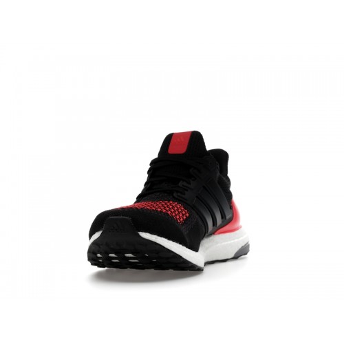 adidas Ultra Boost 1.0 Black Lucid Red - мужская сетка размеров