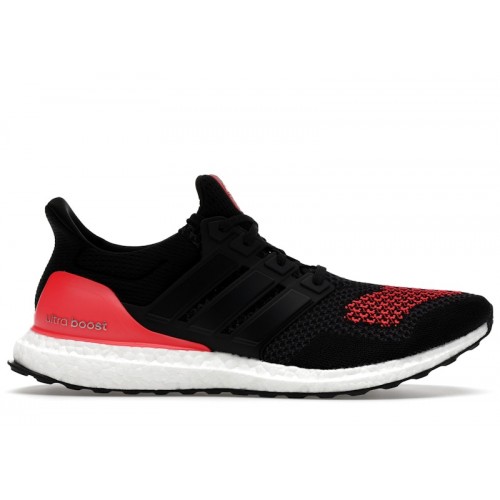 adidas Ultra Boost 1.0 Black Lucid Red - мужская сетка размеров
