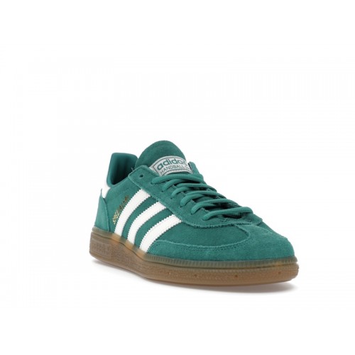 Кроссы adidas Handball Spezial Active Green Off White (W) - женская сетка размеров