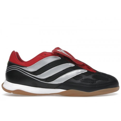 adidas Predator Precision Street Black Silver Vivid Red Made in Germany - мужская сетка размеров
