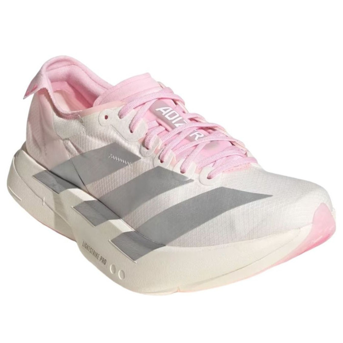 adidas Wmns Adizero Adios Pro 4 Core White Silver Metallic Clear Pink - женская сетка размеров adidas Wmns Adizero Adios Pro 4 Core White Silver Metallic Clear Pink - женская сетка размеров