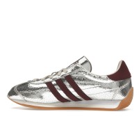 Женские кроссовки adidas Country OG Silver Metallic Maroon (W)