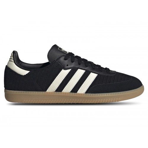 Кроссы adidas Samba OG Black Cream White Magic Beige - мужская сетка размеров
