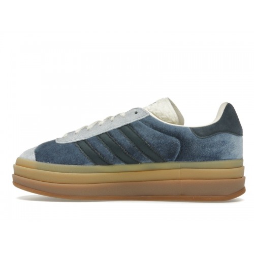 Кроссы adidas Gazelle Bold Preloved Ink Velvet (W) - женская сетка размеров