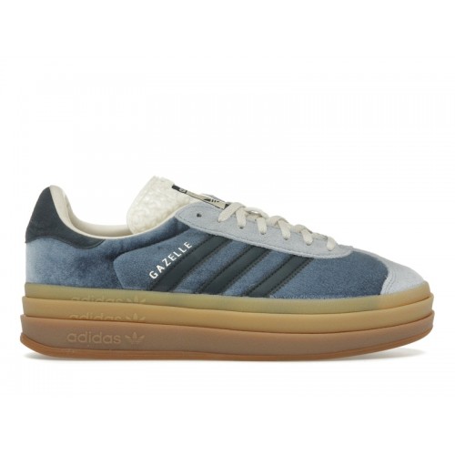 Кроссы adidas Gazelle Bold Preloved Ink Velvet (W) - женская сетка размеров