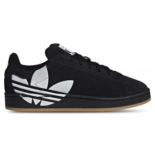 Adidas Campus 00s Trefoil - Black White Gum - мужская сетка размеров