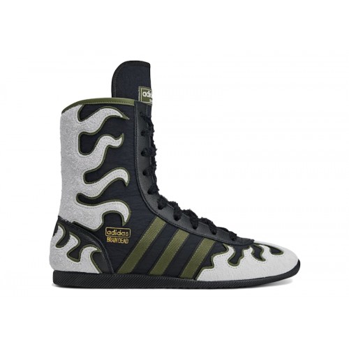 Кроссы adidas Japan H Brain Dead Black White - мужская сетка размеров