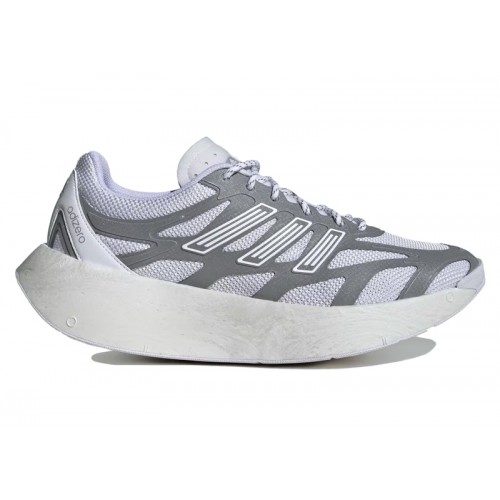 Кроссы adidas Adizero Aruku White Silver Metallic - мужская сетка размеров