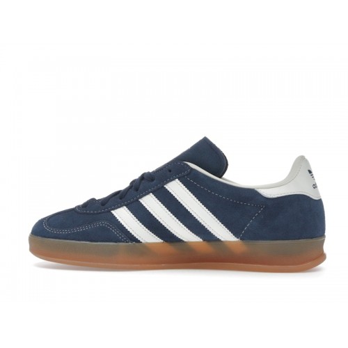 adidas Gazelle Indoor Night Indigo Off White Gold Metallic - мужская сетка размеров