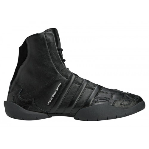 Кроссы adidas Y-3 Regu 2002 Hi Black - мужская сетка размеров
