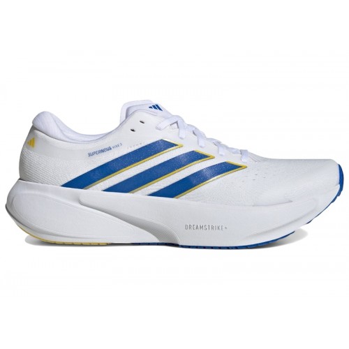 adidas Supernova Rise 3 Cloud White Blue Yellow - мужская сетка размеров