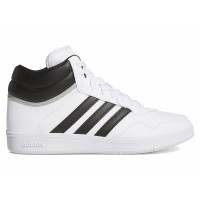 adidas Hoops 40 Mid Cloud White Core Black Grey Two