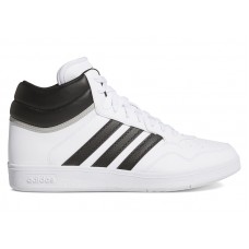 adidas Hoops 40 Mid Cloud White Core Black Grey Two