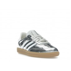 Женские adidas Samba OG Silver Metallic Cracked Leather (W)